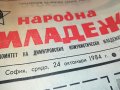 НАРОДНА МЛАДЕЖ-ВЕСТНИК ОТ СОЦА 1204231418, снимка 3