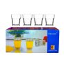 Стъклени чаши за ликьор 6 бр в комплект, снимка 1 - Чаши - 44030211