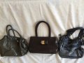 Дамски чанти - Ferragamo, G.M.V. и H&M, много запазени, еко кожа, лот, елегантни, всекидневни, снимка 1
