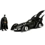 Батмобил с фигура Батман Метална кола Batman Batmobile 1:24 Jada 1995г, снимка 3