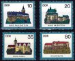 Германия ГДР 1984 - архитектура 3 MNH, снимка 1 - Филателия - 43640793