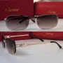 Cartier Mъжки Дамски слънчеви очила овални елипса 4 цвята, снимка 3