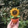 Плетено цвете Слънчоглед, снимка 5