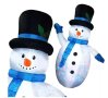 надуваем снежен човек, снимка 1 - Декорация за дома - 43556136