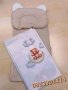 Комплект подложка за количка бебешки с възглавница, одеяло и чаршаф за бебе, снимка 10
