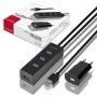 AXAGON 4x USB3.0 Charging Hub 1.2m Cable, Incl. AC Adapter - HUE-S2BP, снимка 12