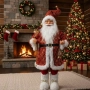Внеси коледно вълшебство у дома – фигура на Дядо Коледа, която създава празнично настроение за , снимка 2