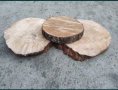 Натурални Дървени шайби - натурални и шлайфани от:, снимка 2