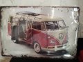 Ретро метална табела VW T1. 30/20см, снимка 3