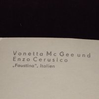 Рядка картичка с Италиански певци Vanetta Mc Gee ,Enzo Gerusico за КОЛЕКЦИОНЕРИ 32796, снимка 6 - Колекции - 43071455