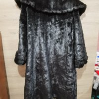 Луксозно зимно палто с интересна яка за изискани дами , снимка 6 - Палта, манта - 43574481