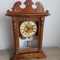 Стар настолен механичен часовник, снимка 9 - Антикварни и старинни предмети - 37485790