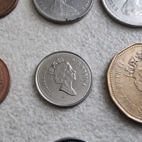 Канада. 1,5, 10, 25 цента  и 1 долар . 12 бр. различни до една монети., снимка 5 - Нумизматика и бонистика - 44857080