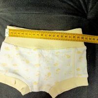 Бебешки памучни къси панталонки с ластик в кръста 0-3 месеца, снимка 5 - Панталони и долнища за бебе - 43091983