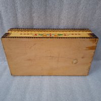 НОВА! Пирографирана Дървена Кутия за бижута от 70-те год. НРБ, снимка 11 - Колекции - 43834386