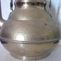 Голям и красив бронзов чайник, снимка 4 - Антикварни и старинни предмети - 26880364