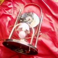 Метален часовник нощна лампа СССР, снимка 3 - Колекции - 32349271