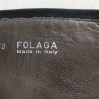 BALLY Folaga ботуши – черни, велур, до коляното №40, снимка 14 - Дамски ботуши - 38445539
