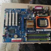 Дънна платка Albatron PX865PEC Pro Socket 478 CPU+FAN+RAM, снимка 4 - Дънни платки - 44127631