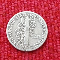 Сребърна монета дайм 1936, снимка 1 - Нумизматика и бонистика - 44129860