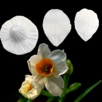 цвете цвят Нарцис силиконов молд вейнър вайнър украса декор фондан, снимка 2 - Форми - 27657313