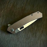 Колекционерски сгъваем джобен нож PUMA Carbon Liner Lock. (313512), снимка 4 - Ножове - 43020825
