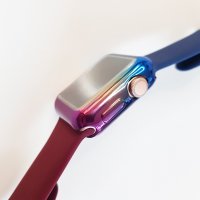 Силиконова каишка Apple Watch 3, iWatch 4 - 38mm/ 40mm/ 42мм/ 44мм /41мм/45мм, снимка 1 - Каишки за часовници - 32470323