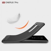 OnePlus 7 Pro - Удароустойчив Кейс Гръб CARBON, снимка 7 - Калъфи, кейсове - 32619162