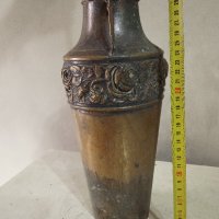месингова ваза арт деко, снимка 3 - Антикварни и старинни предмети - 42969352