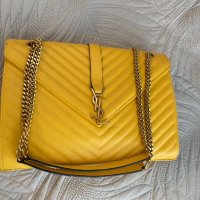 YSL Saint Laurent чанта естествена кожа, снимка 5 - Чанти - 43524907