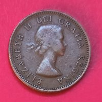 Канада 1 цент 1953 година д78, снимка 2 - Нумизматика и бонистика - 39222242