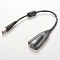USB външна звукова карта 7.1 с кабел 3,5 мм жак микрофон слушалка стерео слушалки аудио адаптер за к, снимка 11 - Кабели и адаптери - 27826769