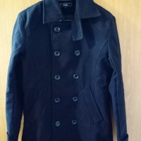 Дамско черно палто U2M2, снимка 1 - Палта, манта - 39572078