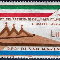 Сан Марино 1965 - визита MNH, снимка 1 - Филателия - 44097653