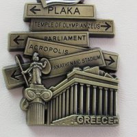 Метален магнит от Атина, Гърция-серия-4, снимка 1 - Други ценни предмети - 37840354