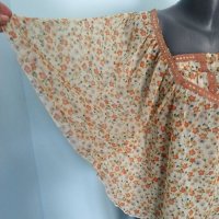 Ефектна блуза тип туника във флорален принт , снимка 4 - Туники - 36824176