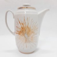Красива бяла порцеланова кана, чайник(7.2), снимка 3 - Антикварни и старинни предмети - 43846178