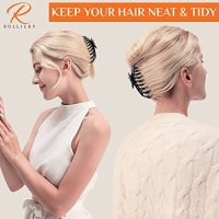 Нов Комплект 3 броя цветни щипки за коса аксесоар за прическа Шнола, снимка 5 - Аксесоари за коса - 40817218