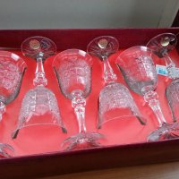 Кристални чаши Бохемия Чехословакия, снимка 2 - Антикварни и старинни предмети - 34728072