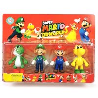 Фигурки Super Mario, Пластмасови, Комплект 4 броя, снимка 1 - Фигурки - 38579383