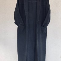 🇮🇹 Италианско дълго дизайнерско палто-жилетка  DI-LA, снимка 1 - Палта, манта - 28324840