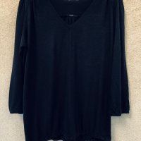 Хубава памучна блуза-балон, снимка 2 - Блузи с дълъг ръкав и пуловери - 26771001