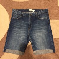 Дамски дънкови панталони H&M M, снимка 1 - Къси панталони и бермуди - 40112449