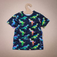 детска тениска / блуза Bluezoo динозаври  2-3 92 98, снимка 1 - Детски тениски и потници - 28330038