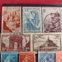 Лот пощенски марки стари редки поща Франция за колекция 22021, снимка 4 - Филателия - 36684258