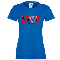 Дамска тениска Love Grunge 1, снимка 7 - Тениски - 35552187