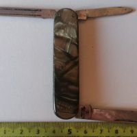 стар сгъваем многофункционален джобен нож Полша, снимка 2 - Колекции - 38491443