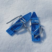 Детски пластмасови ски