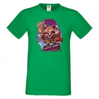 Мъжка тениска Marvel Rocket Racoon 2  Игра,Изненада,Подарък,Геймър,, снимка 14 - Тениски - 36790758