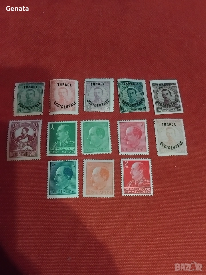 Лот стари пощенски марки , снимка 1
